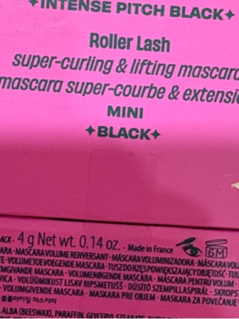 5/$60 Benefit Roller Lash Mini Black Mascara NEW UNUSED - Picture 5 of 5